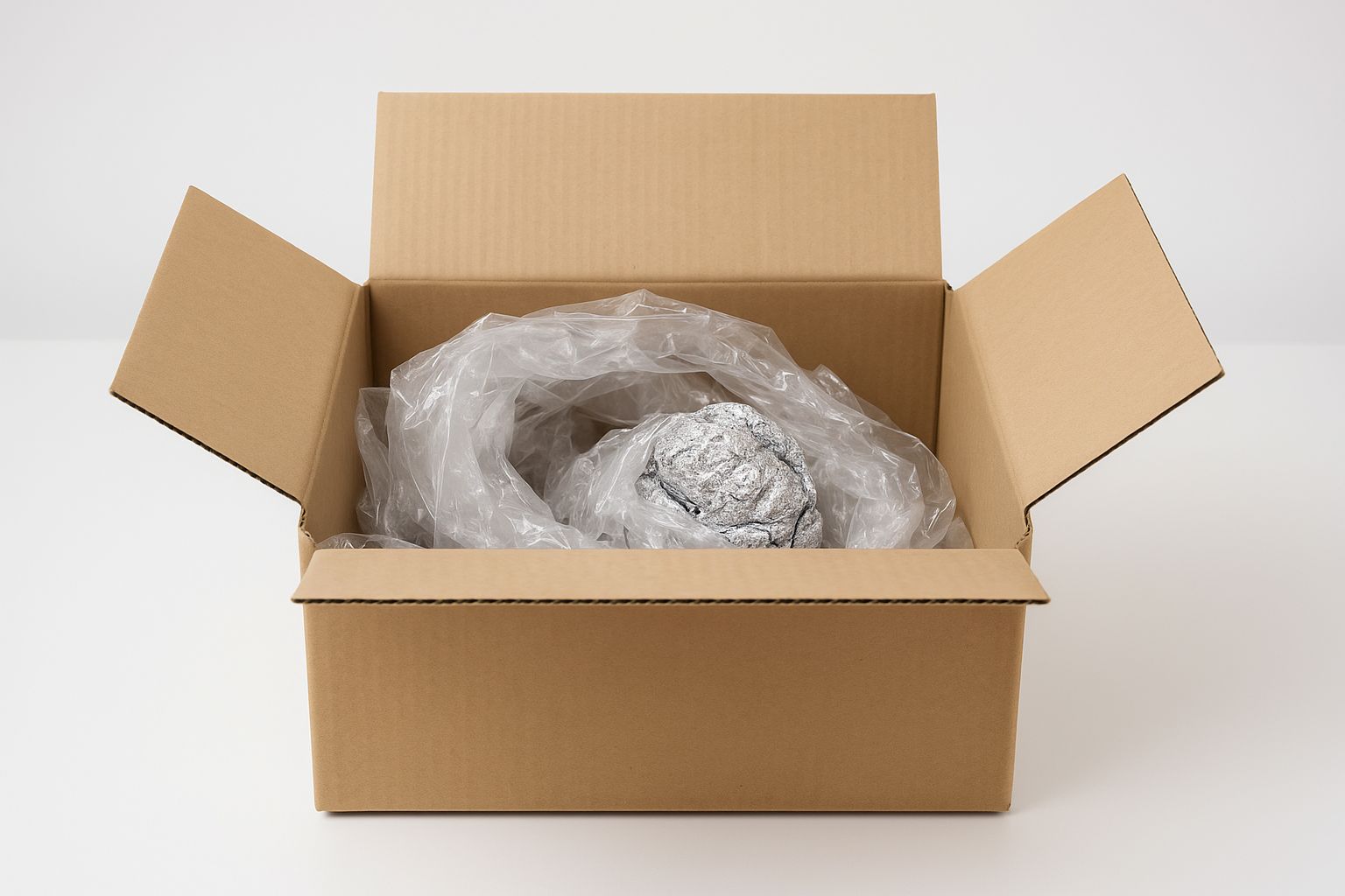 Öppnad ask med diamanter, smycken och ett förstoringsglas vid ett brev.