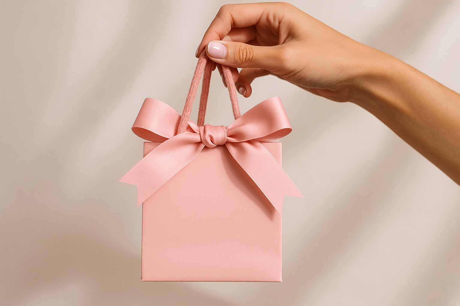 Shoppingkasse med Diamantbrev.se-logotyp och smycken som örhängen och halsband